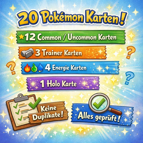 Pokemon Karten 20 Stück