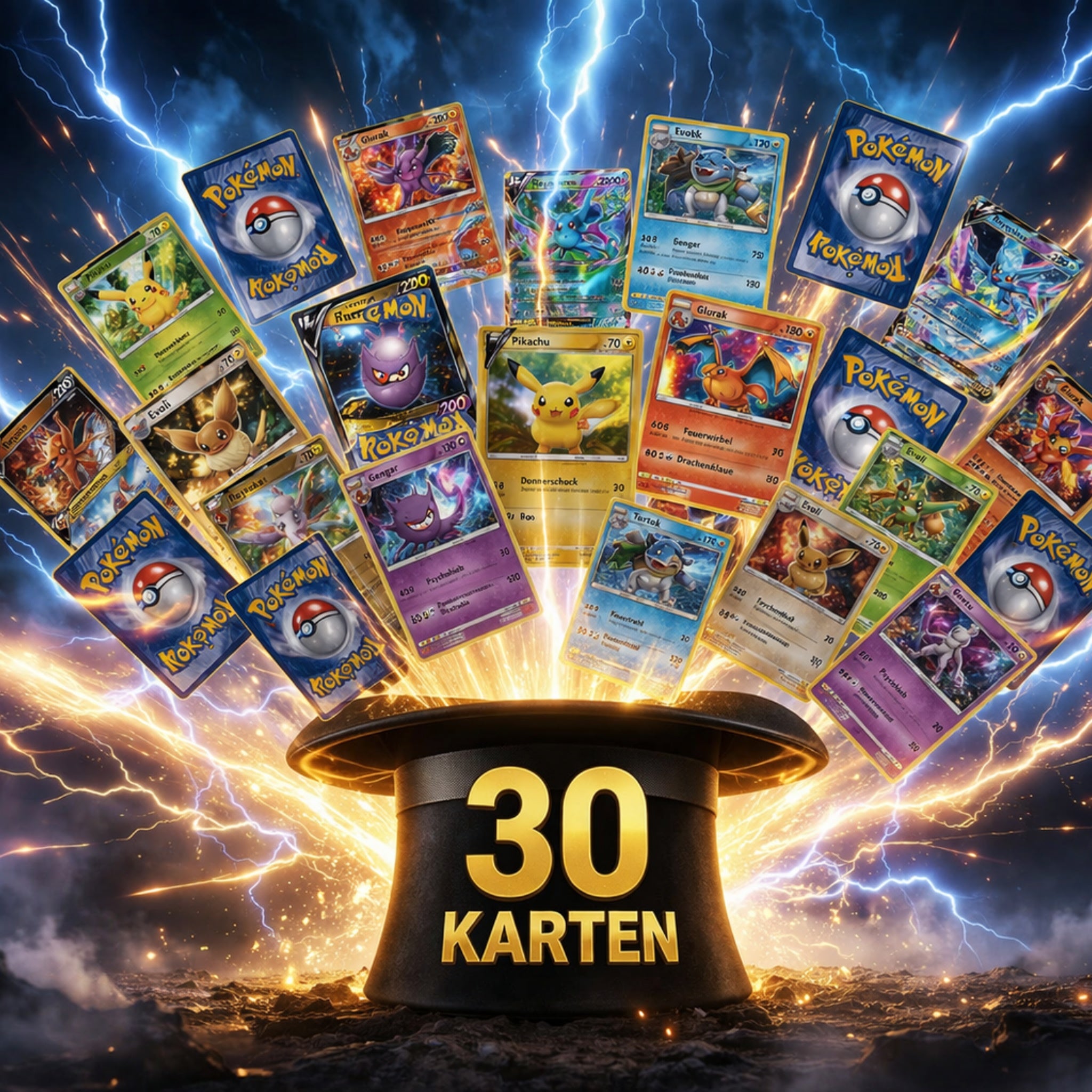 Pokémon Karten 30 Stück